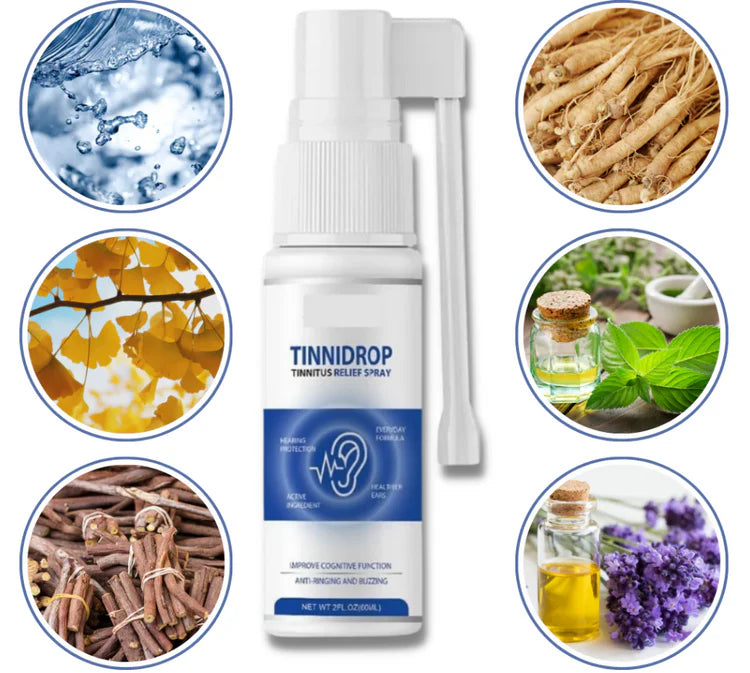 Spray Natural pentru Urechi– Reducerea Tinitusului & Curățare Rapidă